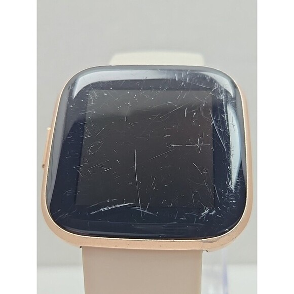 Fitbit Versa 2 Smartwatch Pink 40mm Alexa WR50M Always On Display No Charger - Picture 4 of 10